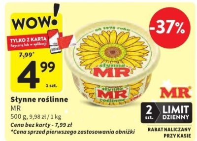 Słynne roślinne MR 500 g promocja w Intermarche