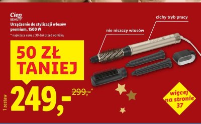 Urządzenie do stylizacji włosów Cien Beauty premium, 1500 W promocja w Lidl