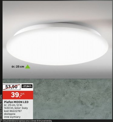Plafon MOON LED promocja w Leroy Merlin