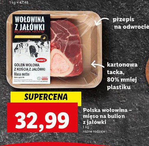 Goleń wołowa z kością z jałówki MARKS promocja