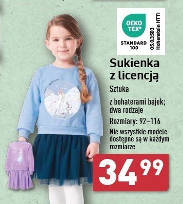 Sukienka dziewczęca rozm. 92-116 promocja