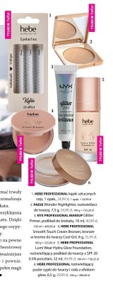 Puder sypki HEBE PROFESSIONAL rozświetlający do twarzy i ciała z efektem glow, 6,5 g promocja w Hebe