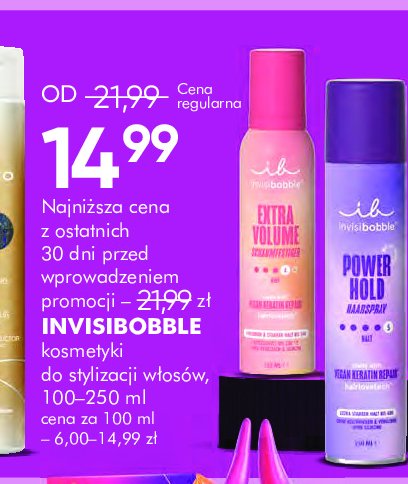 Pianka do włosów extra volume Invisibobble promocja w Super-Pharm