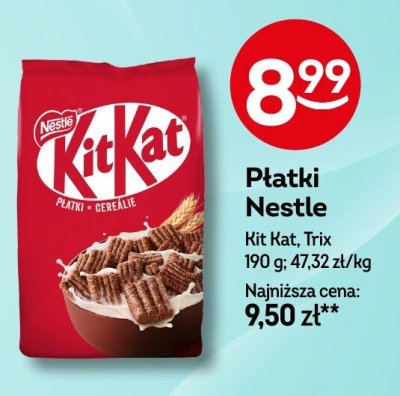 Płatki Nestle Kit Kat, Trix promocja w Żabka