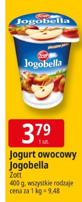 Jogurt owocowy Jogobella Zott promocja w Leclerc