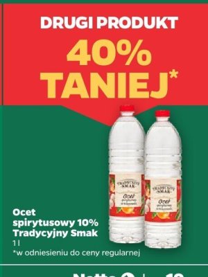 Ocet spirytusowy 10% Tradycyjny Smak promocja w Netto