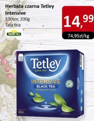 Herbata czarna Tetley Intensive Tata tea 100tor, 200g promocja w Market Point
