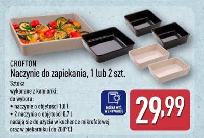 Naczynie do zapiekania  promocja w Aldi