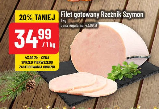 Filet gotowany Rzeźnik szymon poleca promocja w POLOmarket