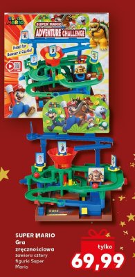 Gra SUPER MARIO Adventure Challenge zręcznościowa zawiera cztery figurki Super Mario promocja w Kaufland