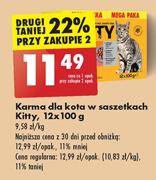 Karma dla kota Kitty promocja