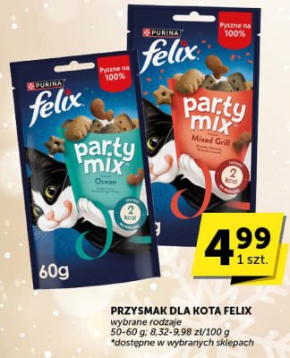 Przysmak dla kota Felix Party Mix promocja w Euro Sklep