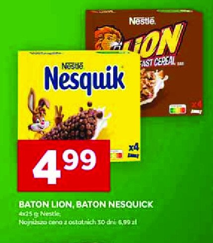 Batony Lion breakfast cereal promocja