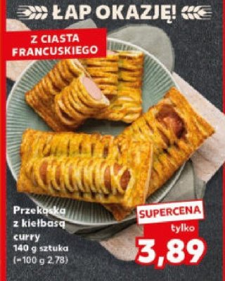 Przekąska z kiełbasą curry 140g promocja w Kaufland