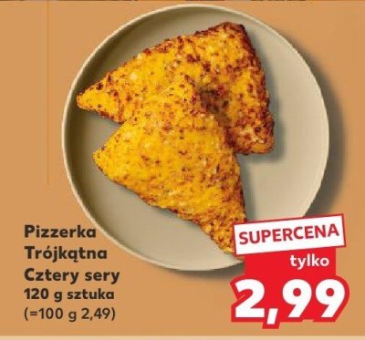 Pizzerka Trójkątna Cztery sery promocja w Kaufland
