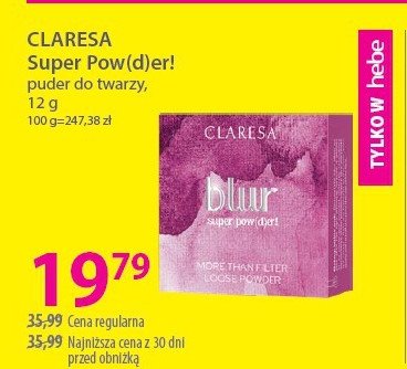 Puder do twarzy blur CLARESA BLUR SUPER POWDER! promocja