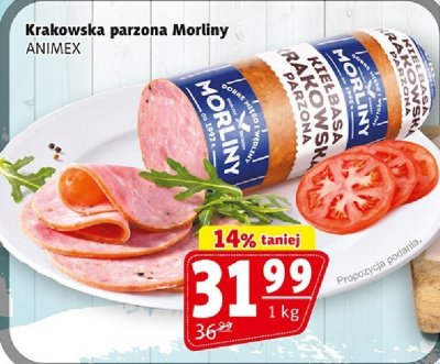 Krakowska parzona Morliny ANIMEX promocja w Prim Market
