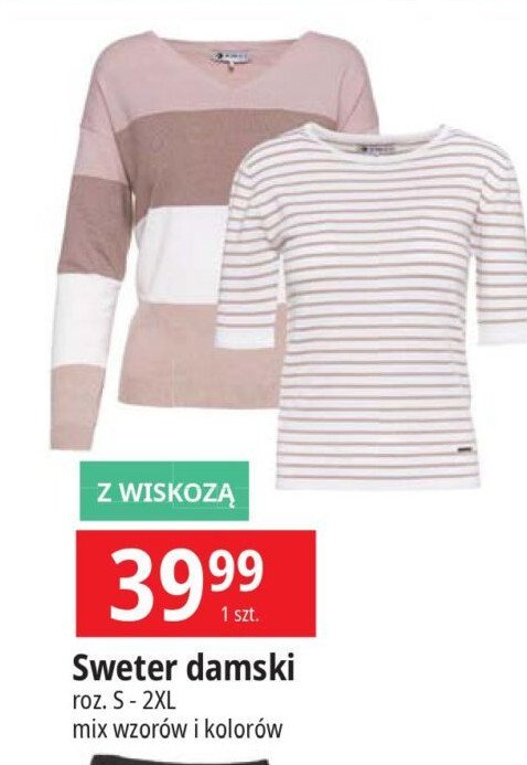 Sweter damski rozm. s-2xl promocja
