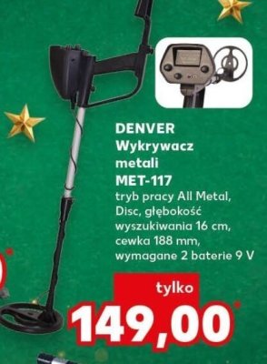 Wykrywacz metali MET-117 promocja w Kaufland