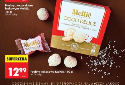 Praliny kokosowe 140 g promocja w Biedronka