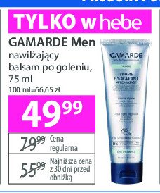 Balsam po goleniu Gamarde promocja