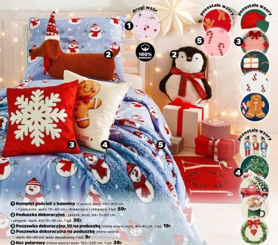 Koc polarowy 150 x 200 cm promocja w Netto