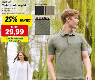 Koszulka polo m-xl Livergy promocja