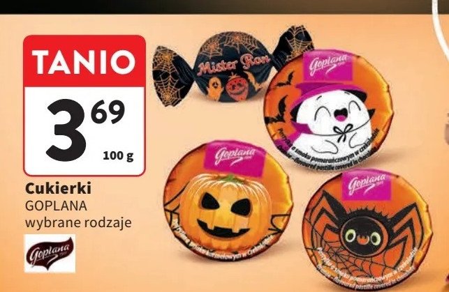 Cukierki halloween Goplana promocja