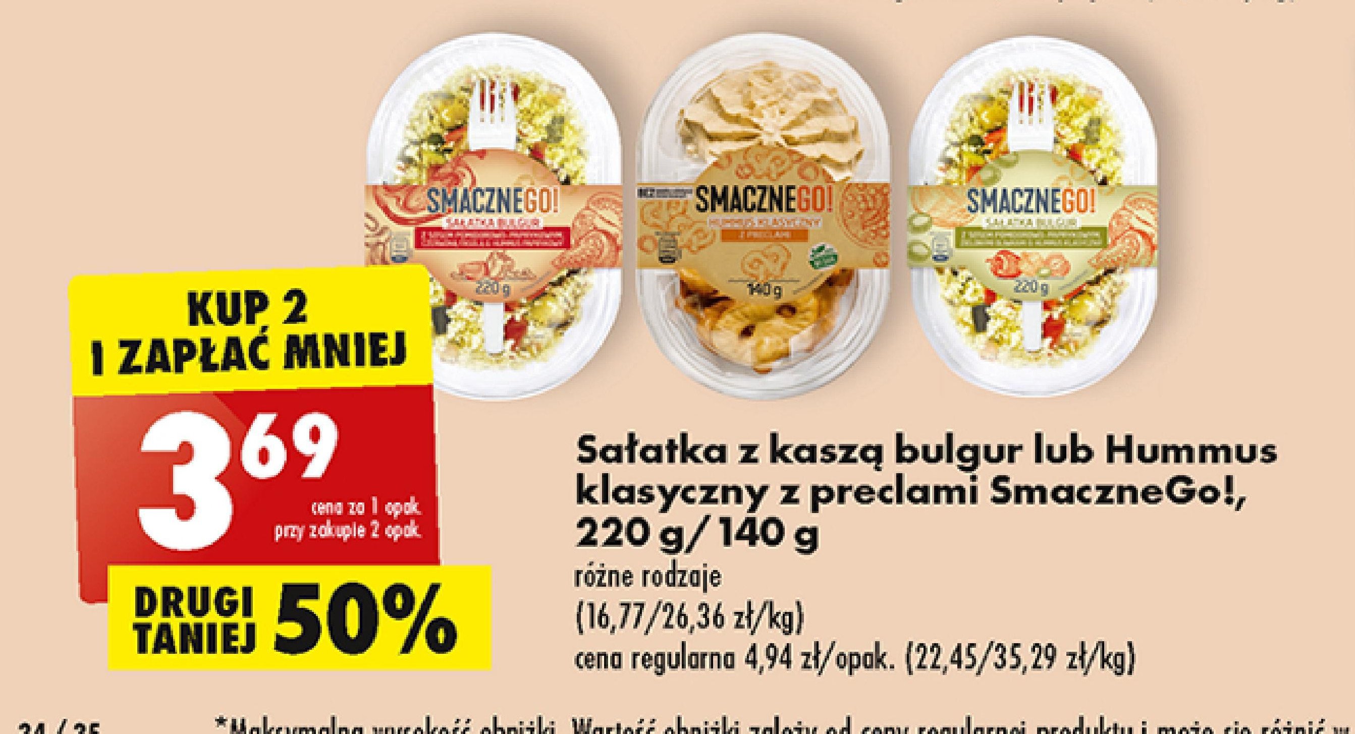 Hummus klasyczny Smacznego! promocja