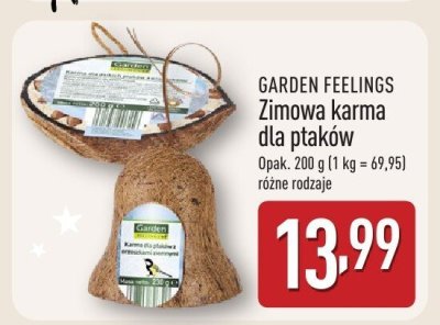 Zimowa karma dla ptaków Garden Feelings promocja w Aldi