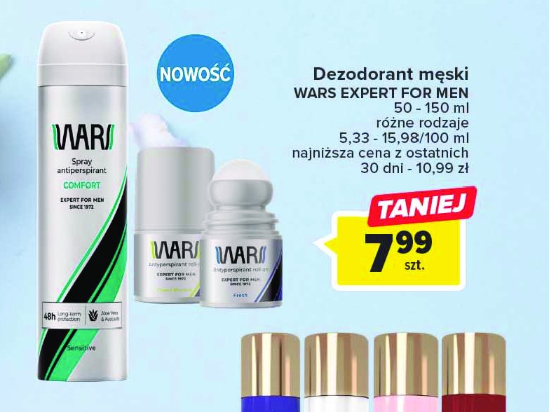 Dezodorant Wars green protection promocja