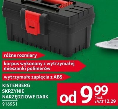 Korpus narzędziowe KISTENBERG KRZEZTME DARK promocja w Selgros