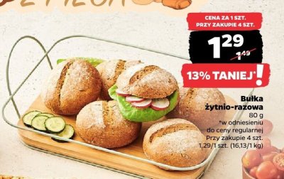 Bułka żytnio-razowa promocja w Netto
