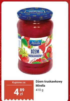 Dżem truskawkowy  promocja w Dino