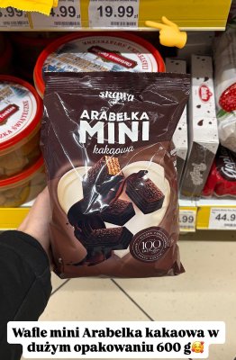 Wafle mini Arabelka kakaowa 600g promocja w Dino