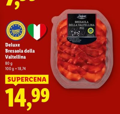Bresaola della Valtellina Deluxe promocja w Lidl