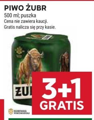 Piwo Żubr promocja w Stokrotka