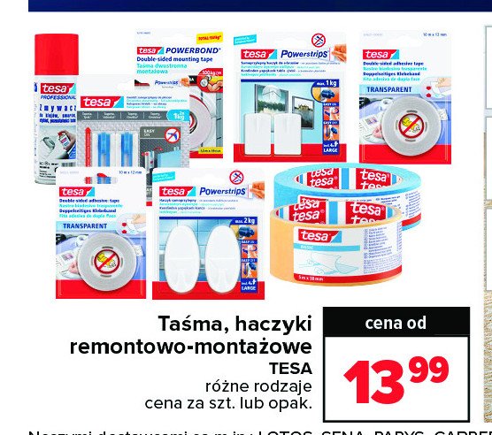 Zmywacz do klejów i etykiet w sprayu Tesa promocja
