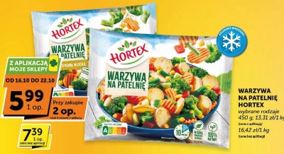 Warzywa na patelnię Hortex mrożone 450g promocja w Groszek