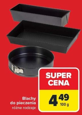 Blachy do pieczenia różne rodzaje promocja w Carrefour