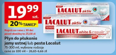 Pasta do z臋bow 艂agodne wybielanie Lacalut aktiv promocja