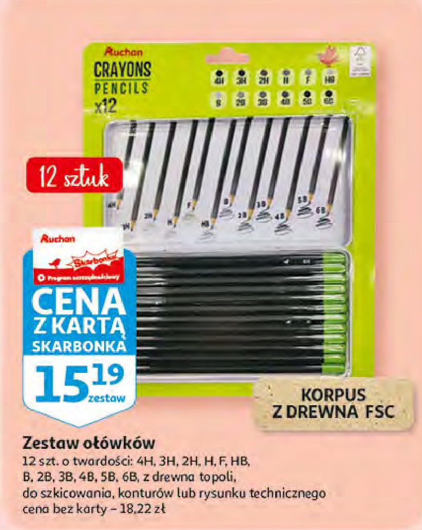 Zestaw o艂贸wk贸w Auchan promocja