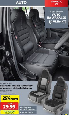 Nakładka na siedzenie samochodowe Ultimate speed promocja