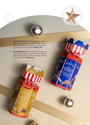 Zestaw Green Pharmacy Smak Zapomnianych Opowieści - masło do ciała, olejek do kąpieli i pod prysznic, cukrowy peeling do ciała promocja w Rossmann