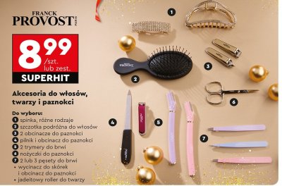 Akcesoria do włosów, twarzy i paznokci  promocja w Biedronka
