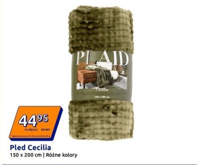 Pled Cecilia 150 x 200 cm promocja w Action