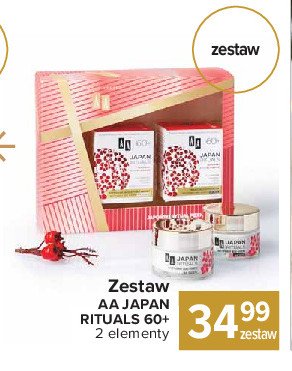 Zestaw w pude艂ku: krem na dzie艅 60+ 50 ml + krem na noc 60+ 50 ml Aa japan rituals promocja