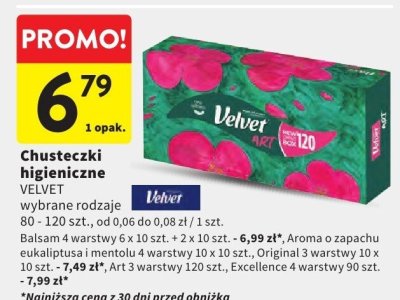 Chusteczki higieniczne promocja w Intermarche