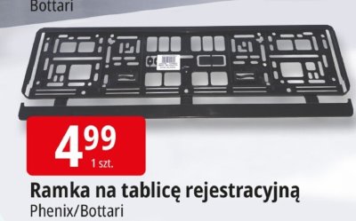 Ramka na tablicę rejestracyjną Phenix/Bottari promocja w Leclerc