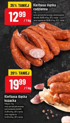 Kiełbasa śląska kozacka Pekpol promocja w POLOmarket